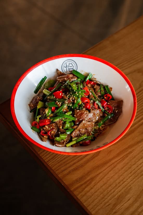 泡椒猪肝拌面Stir-Fried Pickled Chill& Pork Liver Noodle